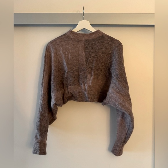 Aritzia Wilfred ‎ Free Dusty Rose Melange Cosmic Sweater Size XS - Picture 3 of 5